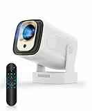 Magcubic HY310 Proyector, Mini Portátil Proyector 4K Supote con WiFi y Bluetooth, Enfoque automático y Rotación de 180°, App Integrada Proyectores de Video doméstico Android projetor, Remoto por Voz