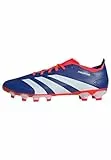 adidas Unisex League Football Boots Multiground, Lucid Blue/Cloud White/Solar Red, 42 EU