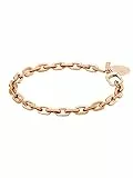 Liebeskind LJ-0418-B-21, Pulsera cadena Mujer, Oro Rosa, 16 centimeters