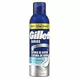 Gillette Series Espuma De Afeitar Refrescante Con Eucalipto Protección Total Ante La Irritación Para Maquinilla De Afeitar Para Hombre, 250ml