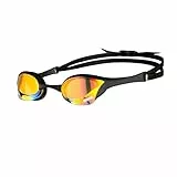 arena Cobra Ultra Swipe Mirror Gafas de Natación de Competición Unisex para Adultos, Gafas de Natación con Lentes de Espejo Curvadas, Antivaho, Protección UV, 5 Puentes Nasales Intercambiables