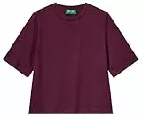 United Colors of Benetton T-Shirt 3bl0e17g5 Camiseta, Violeta, S Mujeres