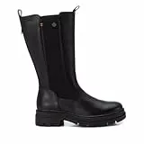 REFRESH - Bota Mujer Negro - Calzado Cómodo y Versátil - Moda casual - Modelo 17198101 (Talla 38)