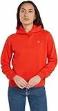 Calvin Klein Jeans Sudadera con Capucha Mujer, Rojo (Fiery Red), M