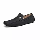 Bruno Marc Mocasines Hombre Zapatos de Vestir de Conducción Penny Zapatillas Loafers Casual Cómodos Zapatos,Size 44.5,Negro,3251314