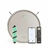 CREATE / NETBOT S40 Limpieza Profunda/Robot Aspirador y fregasuelos Inteligente + 2 Cepillos Extra/Alta Potencia 4000Pa,con mapeo, WiFi, Alexa, App, Batería Larga duración 220 Minutos