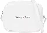 Tommy Jeans TJW CAMERA BAG AW0AW15029, Bolsos Cruzados Mujer, Blanco (White), OS