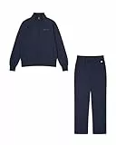 Champion Legacy W - Sudadera estampada para mujer, color azul (BS501), talla S, Azul (BS501), S