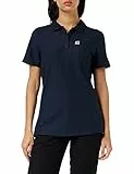 Carhartt Pocket-Polo de manga corta, Relaxed Fit, tejido de grosor medio Para Mujer, Azul marino, XS
