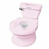 Summer by Ingenuity, Orinal My Size Pro de la coleccin (rosa), inodoro infantil con sonido de cisterna, para nios a partir de 18 meses o hasta 22,7 kilos