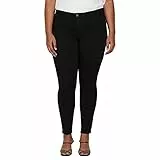 ONLY Carmakoma Push Up Reg Skinny Jeans Noos Vaqueros, Negro (Black Black), 46 para Mujer