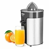 Solac - Exprimidor Stillo 100 de 100W | Acero Inoxidable | 2 Conos Desmontables | Sistema Antigoteo | Vertido Continuo | Capacidad 240 ml | Apto para Lavavajillas | Libre de BPA