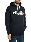 Ellesse Hombre Sudadera con Capucha Y Cremallera SL Gottero, Black, L