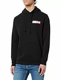 Tommy Jeans Sudadera Hombre Entry Graphic con Capucha, Negro (Black), XS