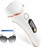 Depiladora Luz Pulsada, Depiladora Láser Definitive-999,999 Flashes, 2 Modos 9 Niveles Energía IPL Depilación para Axilas, Cuerpos, Hombres, Mujeres, Salón en Casa