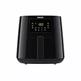 Philips Essential Airfryer XL - 6.2L, Freidora sin Aceite, Tec Rapid Air, Pantalla Táctil, NutriU App (HD9270/90)