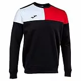 Joma Sudadera Crew v Negro Rojo Blanco