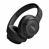 JBL Auriculares Tune 720 BT, inálambricos por Bluetooth, 76 horas de reproducción con JBL Pure Bass, plegables, negro