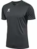 hummel Authentic PL Jersey S/S Sport – Camiseta de Manga Corta para Hombre – Camiseta Deportiva – Corte Normal – de 100% poliéster Reciclado – Transpirable y de Secado rápido