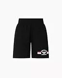EMPORIO ARMANI Bermuda Short Pantalones Deportivos, Negro, L para Mujer