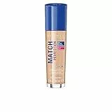 Rimmel London Match Perfection Foundation Base de Maquillaje Tono 103 True Ivory, 30 ml
