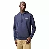 Wrangler Americana Hoodie Sudadera con Capucha, Azul Marino, M para Hombre