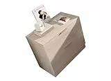DEKIT GRUPO RIMOBEL LAGO - Mesita de dos cajones - Natural - 46 x 50.3 x 34.2 cm