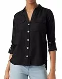 Vero Moda Vmbumpy L/S Shirt New Noos, Blusas Mujer, Black, M