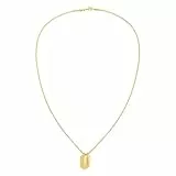 Tommy Hilfiger Jewelry Collar con Colgante para Hombre en Oro Amarillo - 2790211