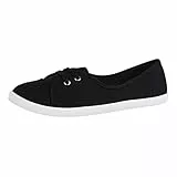 Elara Bailarina Mujer Sneaker con Cordones Chunkyrayan BD1413 Schwarz-36