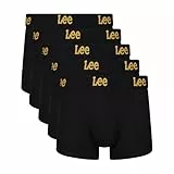 Lee Hombres Bañador Negro Paquete de 5 Medio