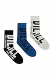 Diesel Skm-ray-threepack Calzino Calcetines, AH900+AH9CB+AH8NW, L para Hombre