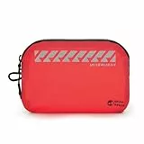 Rhino Rescue Kit médico impermeable portátil para senderismo, mochilero, ciclismo, coche, viaje, rojo, mini