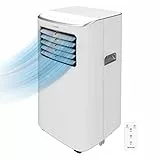 Cecotec Aire Acondicionado Portátil con Mando a Distancia y Control Táctil ForceClima 7400 Touch. 7000 BTU, Pantalla LED, 4 Modos, 2 Velocidades, Cobertura 15-20m2