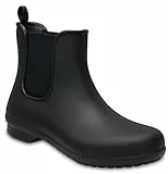 Crocs - Freesail Chelsea Boot Women, Botas de Agua Mujer, Negro (Black/Black), 39/40 EU