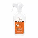 Ecran Sunnique - Leche Protectora Solar SPF 50 en Spray, Protección Media UVA, UVB y IR-A, Refuerza las Defensas, Resistente al Agua, para la Piel de Toda la Familia - 270 ml
