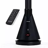 Mellerware - Ventilador Calefactor Air Power Warm&Cold 1800W+30W| 2en1 | 9 Velocidades | Silencioso | Temporizador 8h | Pantalla Táctil Mando a Distancia | Modo Noche | 15m2 | Negro