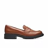 Clarks Orinoco2 Penny, Mocasín Mujer, Dark Tan Lea, 38 EU