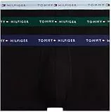 Tommy Hilfiger Calzoncillos bóxer Pack de 3 Hombre Trunks con Logotipo en la Cintura, Multicolor (ORN Grn/PRP Nvy/Ves BLU), M