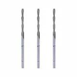 Paquete múltiple de brocas espirales Dremel 561, 3 brocas con un diámetro de corte de 3,2 mm para cortar madera, plástico, paneles de yeso, metal blando, hormigón celular, cerámica y ladrillos