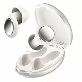 VKROBAG Tapones Oidos Ruido Dormir, Tapones Oidos Cancelacion de Ruido de Silicona 35dB, earplugs reutilizables ultra suaves que reducen el ruido, Concentración, para Dormir y viajar, Blanco