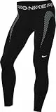 Nike Pro Leggings De 7/8 De Talle Medio con Estampado - Mujer, Black/Cool Grey/White, HJ1219-010, M