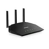 Netgear Nighthawk Router WiFi 6 RAX10 | AX1800 (hasta 1, 8 Gbps) | Cobertura de 140 m2 |Gaming Compatible con la PS5