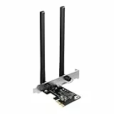 Mercusys TP-Link MA30E Adaptador PCIe Dual Band Wi-Fi AC1200Mbps, Bluetooth 5.0, Dos Antenas de Alto Rendimiento, MU-MIMO, WPA3, Windows 11/10