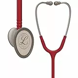 3M Littmann Fonendoscopios Lightweight II S.E. 2451, tubo de color borgoña, 71,1 cm