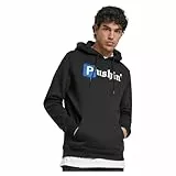 Mister Tee Sudadera con Capucha de los Hombres, 65% Algodón 35% Poliéster, Negro, L