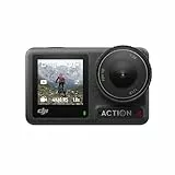 DJI Osmo Action 4 Pack Estándar: cámara de acción sumergible 4K/120 fps con un sensor de 1/1.3 pulgadas, gran rendimiento con poca luz, color D-Log M de 10 bits, batería duradera de 1770 mAh