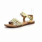 Kickers Kick Dash, Sandalias Planas Mujer, Dorado, 37 EU