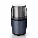 Cuisinart Molinillo eléctrico de especias, molinillo de café, molinillo de nueces, molinillo de semillas para cocina, eléctrico húmedo y seco, cuencos dobles de acero inoxidable fáciles de usar con
