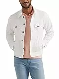 Lee Extreme Motion Rider Jacket Chaqueta Vaquera, Blanco, L para Hombre